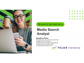 Media Search Analyst in Kazakhstan (Part Time)