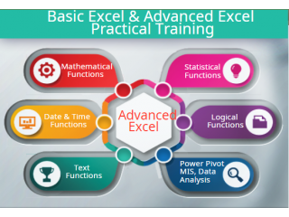 Advanced Excel Training Course in Noida, Sector 1, 2, 3, 15, 62, SLA MIS Institute, VBA, SQL Certification,
