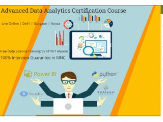 Best Data Analytics Training Institute in Delhi, Rohini, Special Offer till Aug'23, Free R, Python & Alteryx Certification