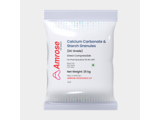 Buy Calcium carbonate and starch granules for tablet manufacturing