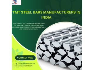 Best TMT steel bars manufacturers in India