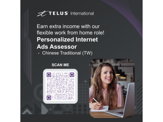 Part-time Personalized Internet Ads Assessor in Taiwan- WORK FROM HOME